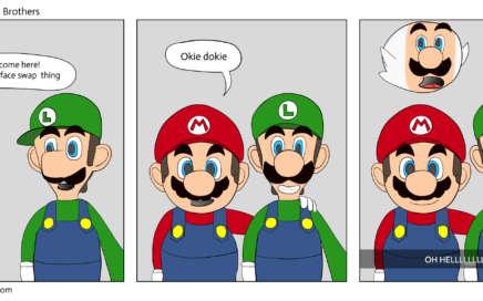 Is this why Luigi's such a scaredy cat?