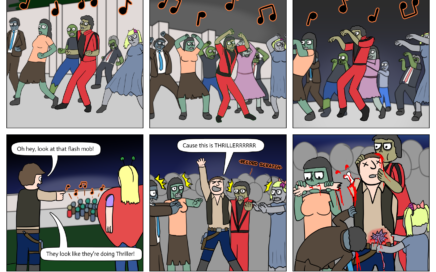 Dancing zombies are still technically zombies