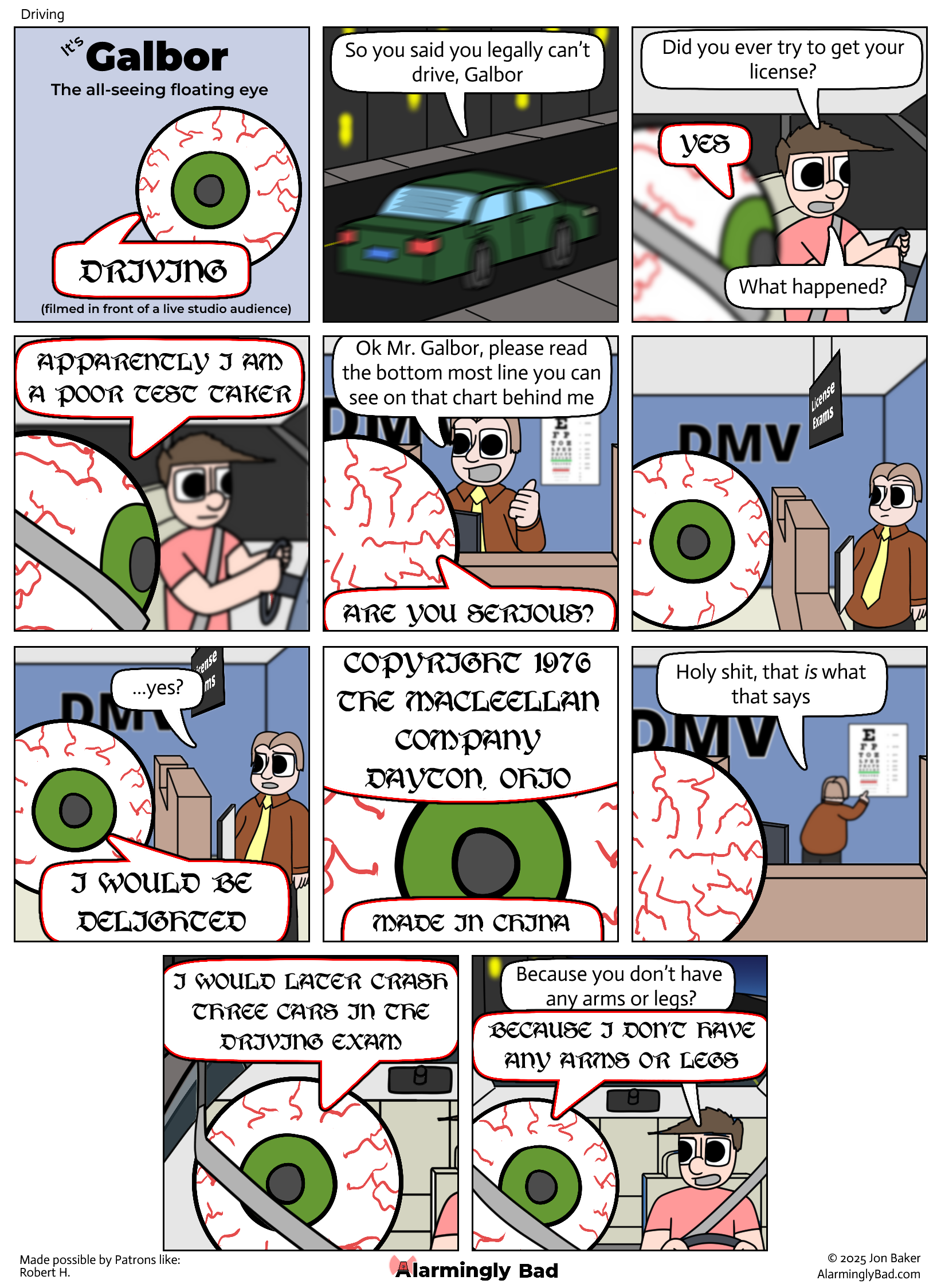 Crash a car once, shame on you.  Crash a car a second time, shame on me.