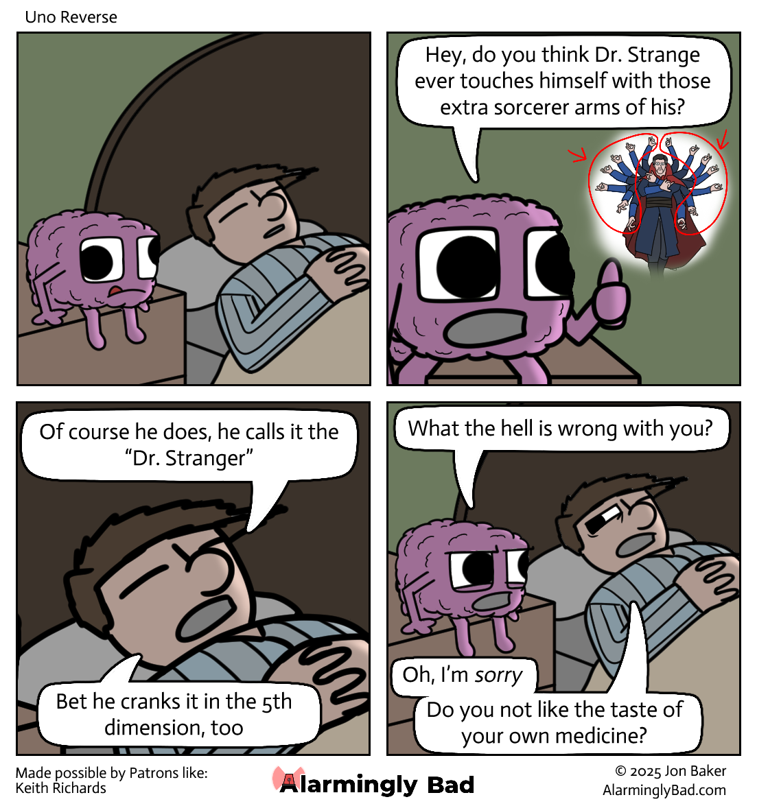 At this point, I'm just "yes and"-ing my intrusive thoughts.