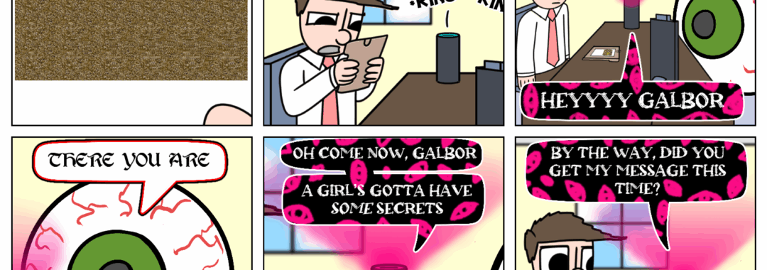 Hi Abby.  Bye Abby. If you're having trouble reading the stereogram, it says the words "Say it's a pony"