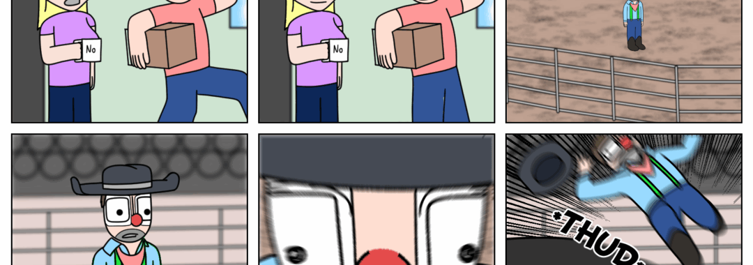 He was just clowning around