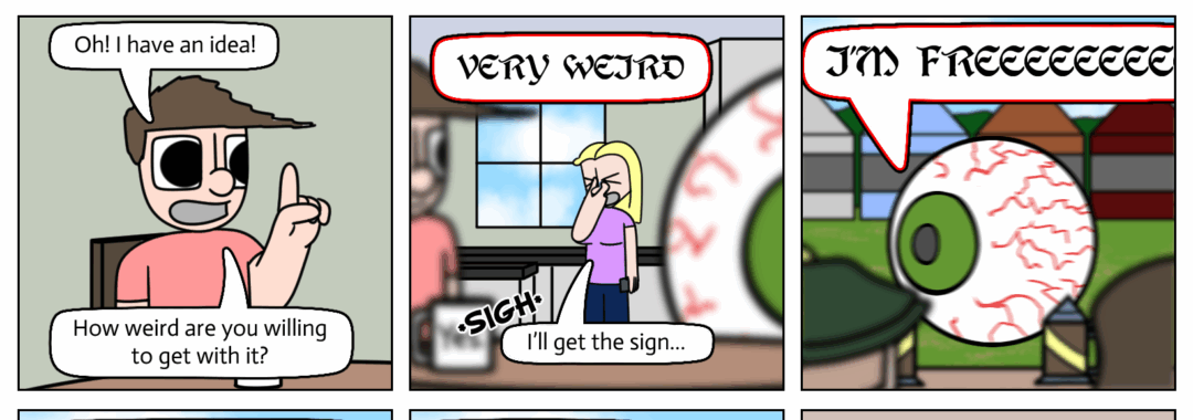 She gets a surprising amount of mileage out of that sign