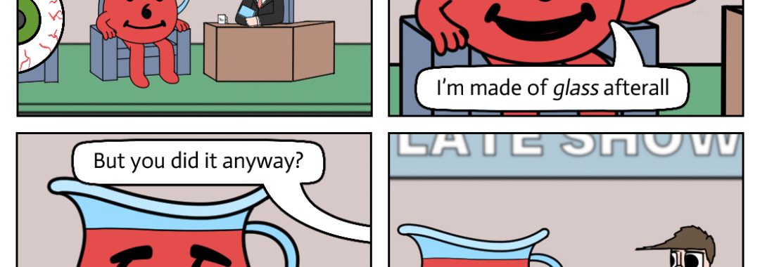 Don't worry, he's living that "OH YEAH" life nowadays