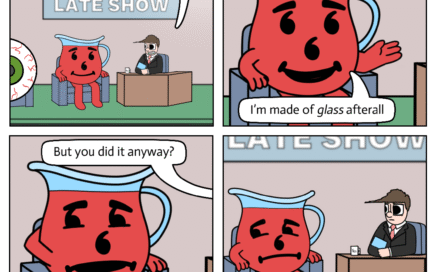 Don't worry, he's living that "OH YEAH" life nowadays