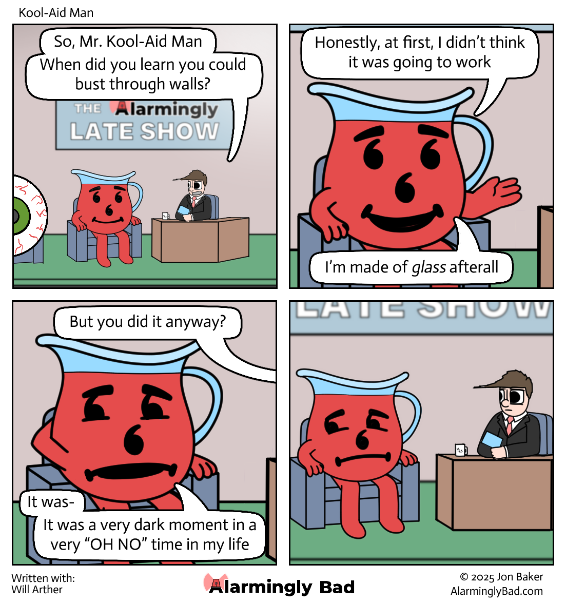 Don't worry, he's living that "OH YEAH" life nowadays