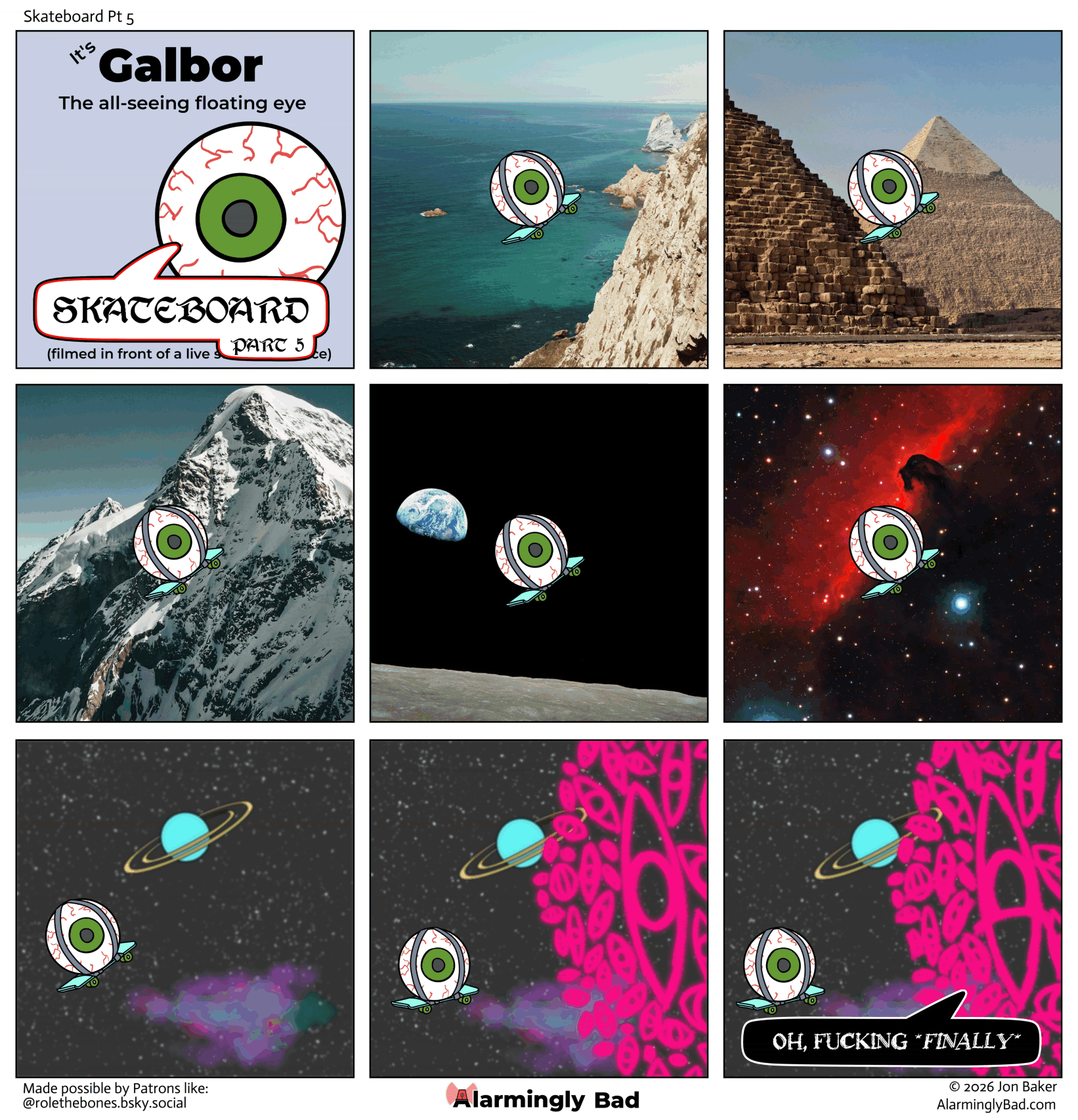 Switch 3.6 Million --> Shooting Stars --> Record Scratch