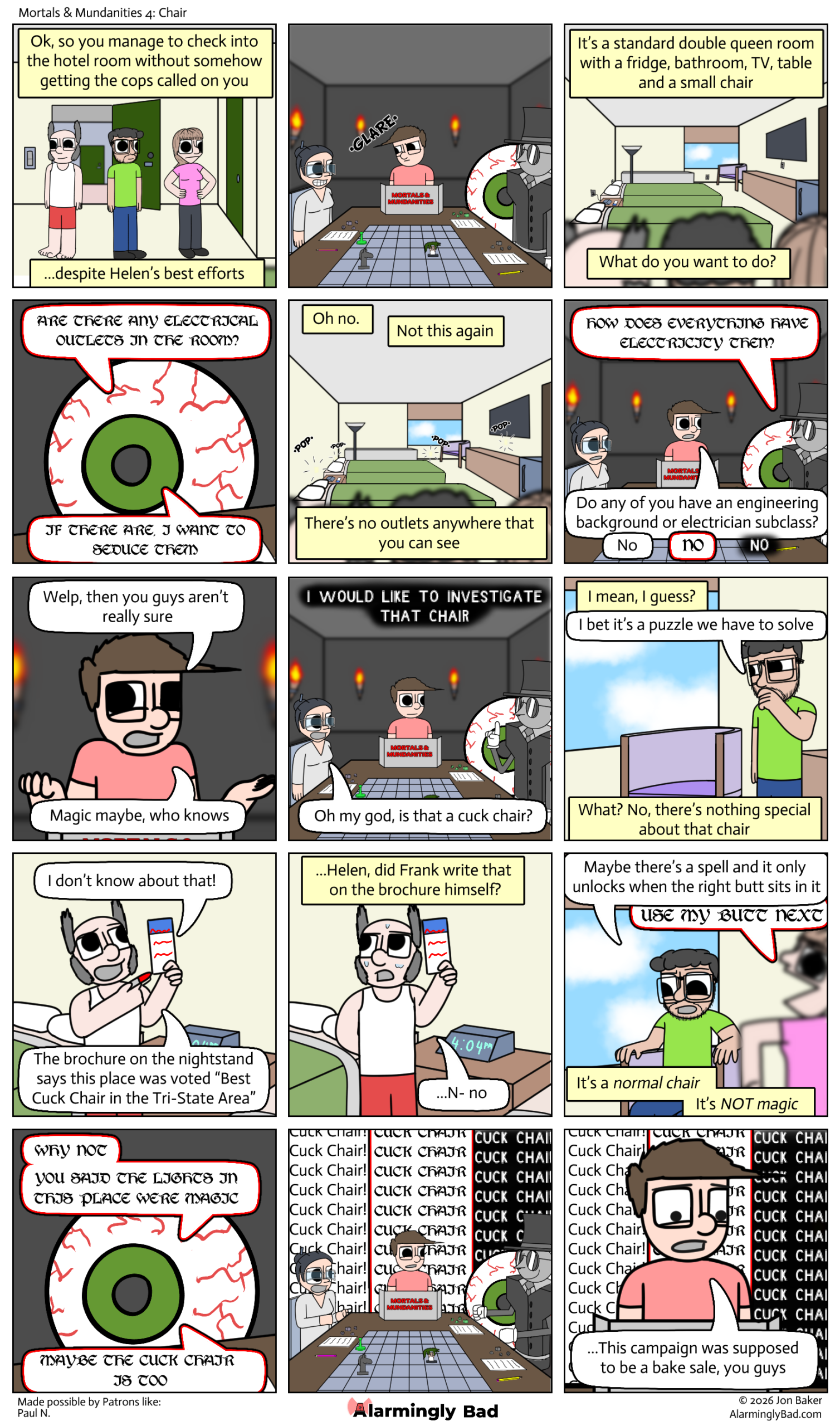 The one where Galbor realizes he has a butt