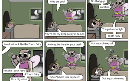 The teeth must flow