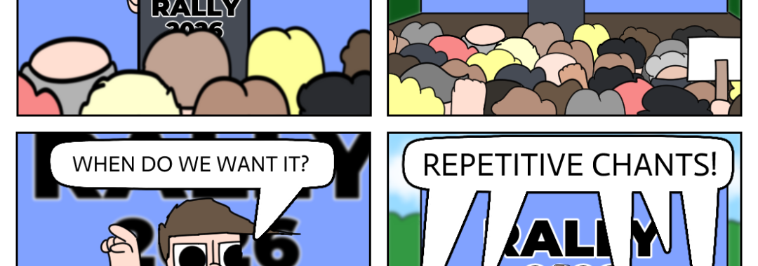 ....Repetitive chants!